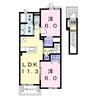 ネオアビテＣ 2LDKの間取り