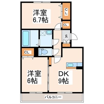 間取図 コンフォール