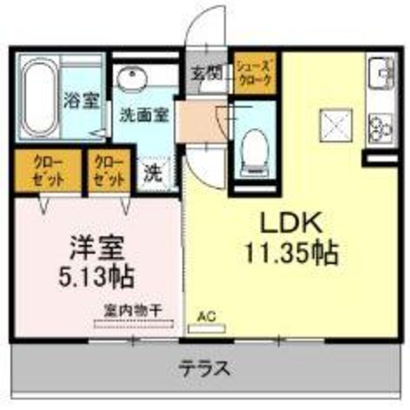 間取図 ネクストヴィラ A B