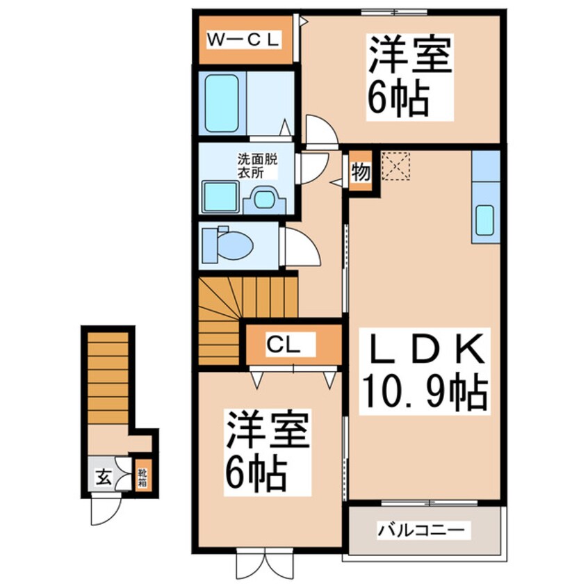 間取図 ビ・オーラ