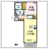 パティオ大津Ⅱ 1LDKの間取り