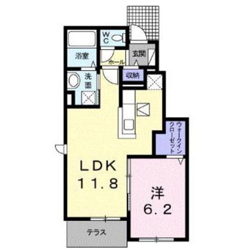 間取図 クレールⅢC