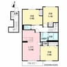 リラフォートノース 3LDKの間取り