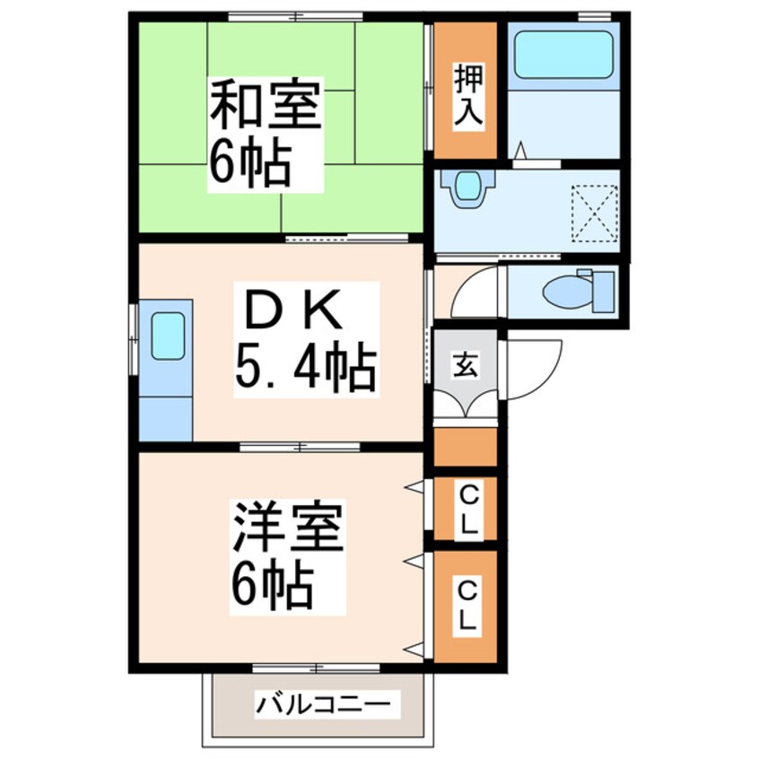 間取図 ウイングコートT・M