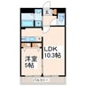VIERA光の森 1LDKの間取り