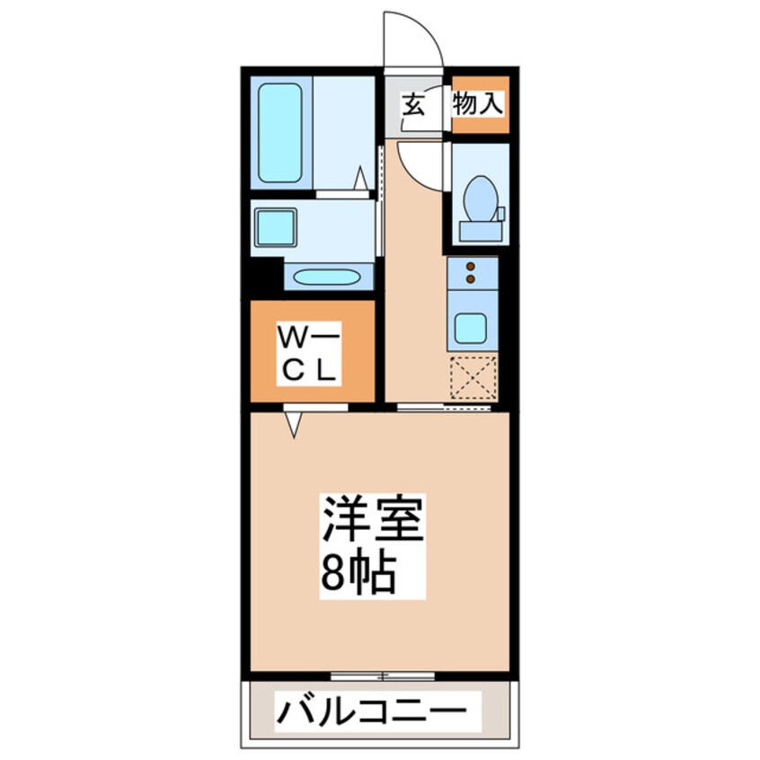 間取図 グッドラック四番館