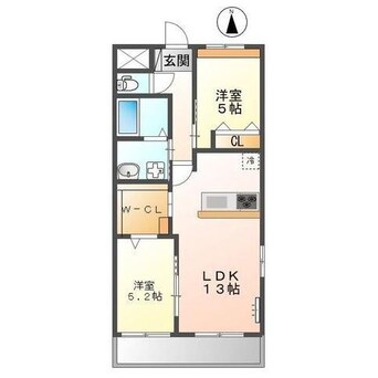 間取図 アヴァンティ阿蘇AB