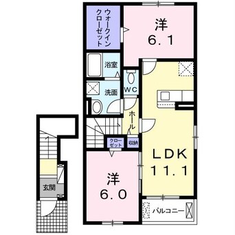 間取図 アミクールABC