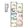 ベルハイム・グレイス 3LDKの間取り