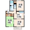 エクセレント柿本 3DKの間取り