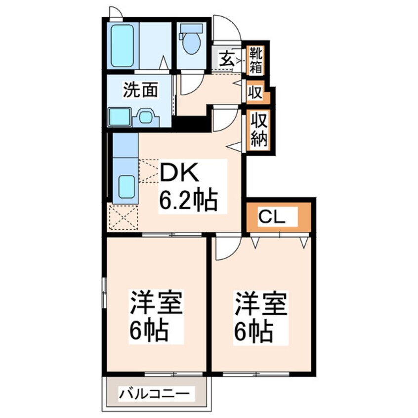 間取図 グレープガーデンⅠ・Ⅱ