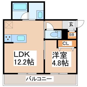 間取図 シャーメゾンprost