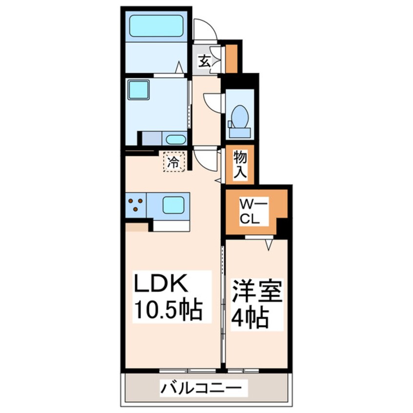 間取図 アクシズ泗水