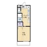 modern　palazzo　光の森 1Kの間取り