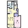 パライーソ 1LDKの間取り