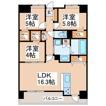 間取図 LIBTH菊陽