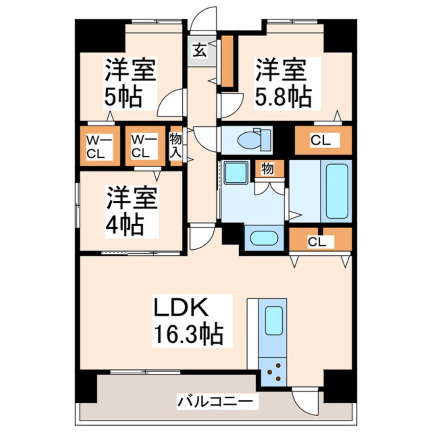 間取図 LIBTH菊陽