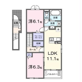 間取図 キャニオン・M　Ⅱ