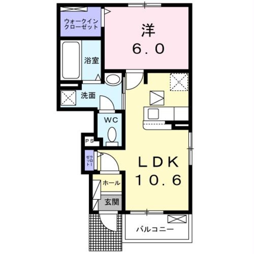 間取図 レガリアⅠ・Ⅱ