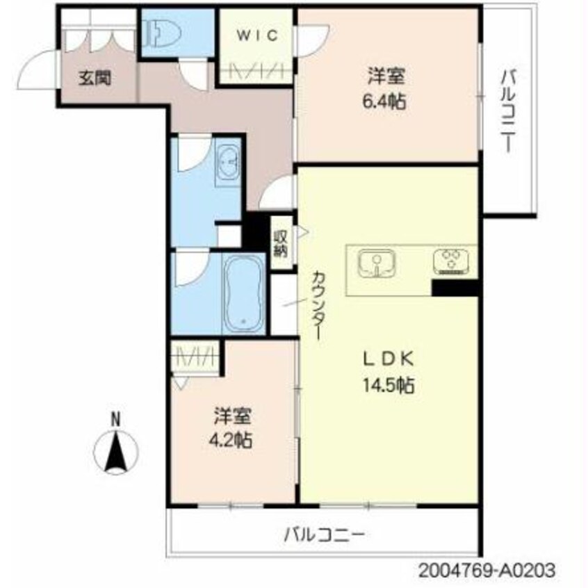 間取図 シャーメゾンAristio