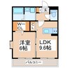ヴィラ・デステ 1LDKの間取り