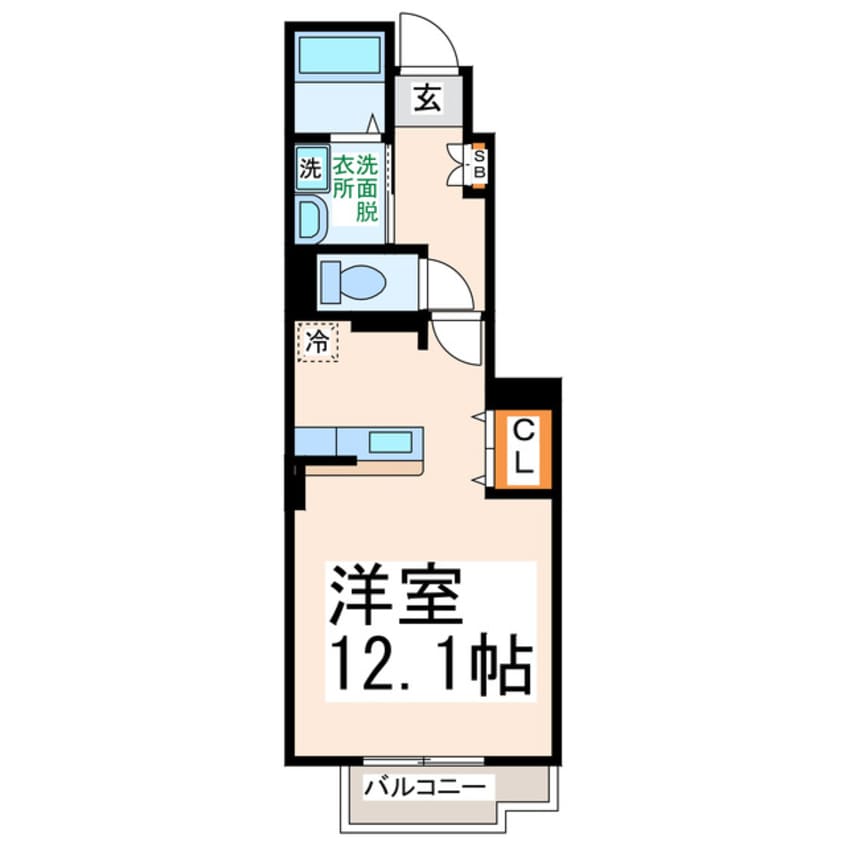 間取図 Ｐ’シュロス