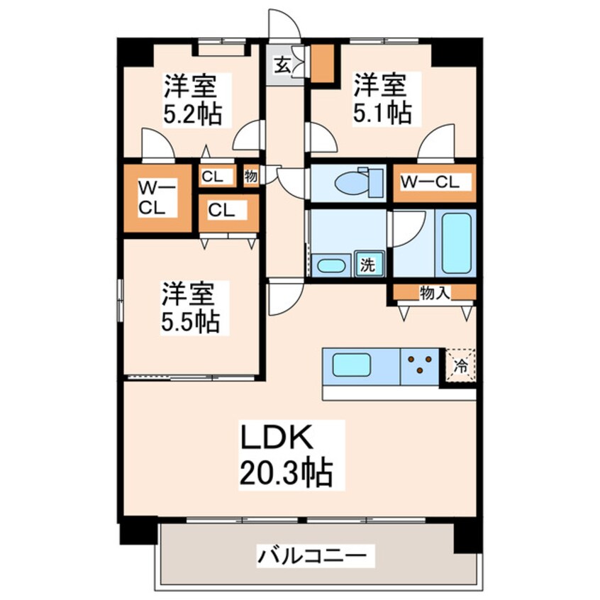 間取図 LIBTH原水