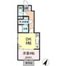 ハレ　カイマナ 1DKの間取り