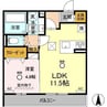 サニーヒルⅡ 1LDKの間取り