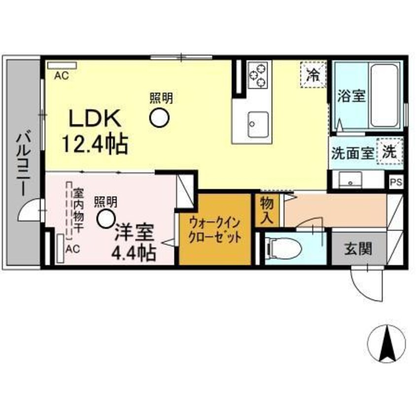 間取図 サニーヒルⅡ