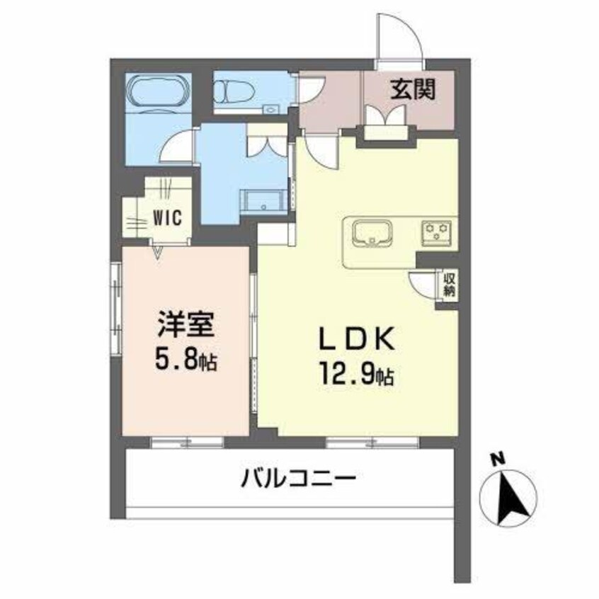 間取図 シャーメゾンプレミアス大津