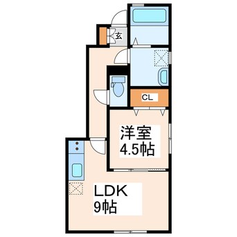 間取図 KURENAIⅡ　A