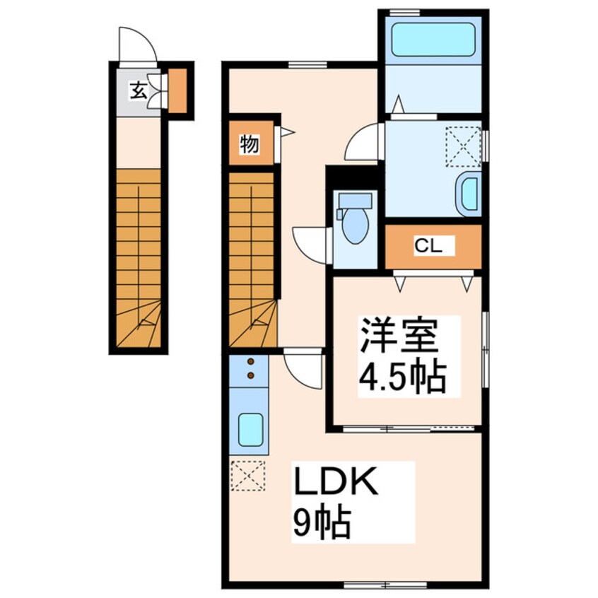 間取図 KURENAIⅡ　A