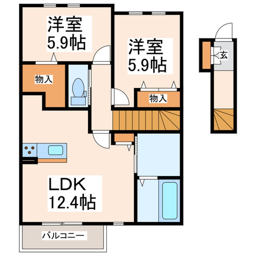 間取図 ソレジオヴィレッジ大津C(仮称)