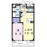 シャインエクセレント 1LDKの間取り