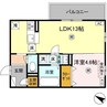 プレミール大琳寺 1LDKの間取り