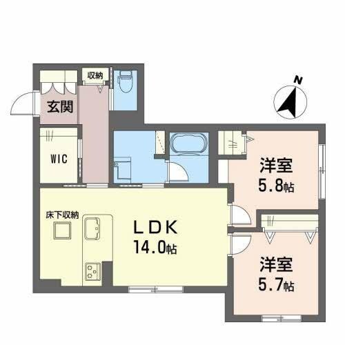 間取り図 シャーメゾン菊陽