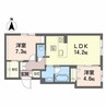 シャーメゾンDreamio 2LDKの間取り