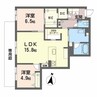 シャーメゾン光の森プレミアム 2LDKの間取り
