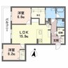 シャーメゾン光の森プレミアム 2LDKの間取り