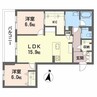 シャーメゾン光の森プレミアム 2LDKの間取り