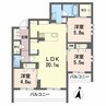 シャーメゾン光の森プレミアム 3LDKの間取り
