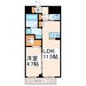 N888 1LDKの間取り