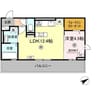 シエロA棟・B棟 1LDKの間取り