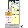 Ｄ－ＲＯＯＭ引水 1LDKの間取り