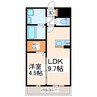 キルシュ・バオム 1LDKの間取り