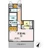 CREAS（クレアス） 1Kの間取り