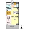 CREAS（クレアス） 1LDKの間取り