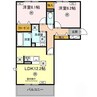 D-ROOM西寺 2LDKの間取り