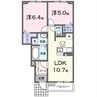 ル・プレジール　Ａ 2LDKの間取り